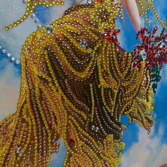 Angel In The Moon Diamond Art #718 On Canvas - Picture 4 of 11